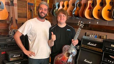 “We didn’t recognize him immediately – honestly thought it was James McCartney for a minute”: How a vintage guitar store in Malta landed Lewis Capaldi a rare Gibson acoustic