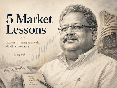 Rakesh Jhunjhunwala death anniversary: 5 market lessons every investor should learn from the Big Bull