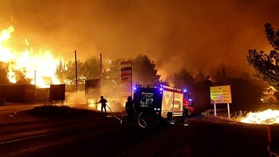 Wildfire forces evacuation of 1,000 as flames sweep Croatia’s coast