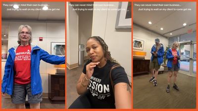 ‘Just trying to work y’all’: Black woman waiting in building lobby for a client interrogated by residents demanding to know why she’s there