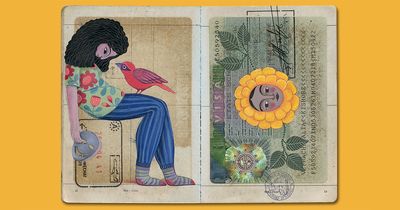 This Artist’s Late Father’s Passport Was Too Precious To Throw Away, So She Turned It Into Art (16 Pics)
