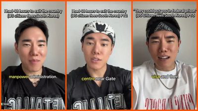 Man suddenly gets a message from the South Korean military. Except he’s a United States citizen and then learns he has 48 hours to leave the country