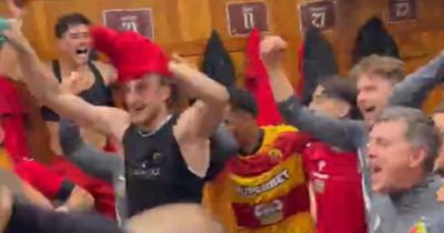 WATCH wild Ibrox dressing room scenes after Rangers' Europa League elimination