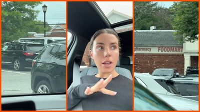 Woman claims she caught a man secretly tampering with a girl’s car outside CVS: ‘Not today sir’