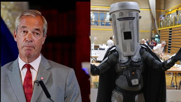 Nigel Farage beats ‘space warrior trashcan’ rival in UK bypoll he triggered