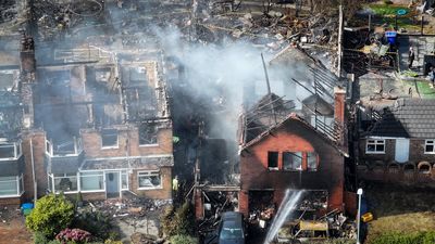 Two arrested on suspicion of arson following huge fire in Stoke