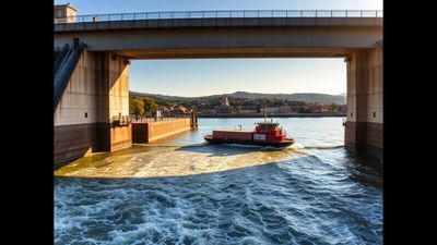 In 1913, the Army Corps launched construction of Troy's Federal Dam, using engineers experienced on the Panama Canal. 113 years later, the lock and dam still supports New York's Hudson River navigation and remains a landmark of American engineering