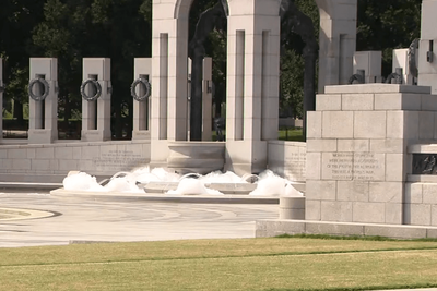 Trump Admin Investigates WWII Memorial Vandalism After Graffiti and Soap Bubbles Appear