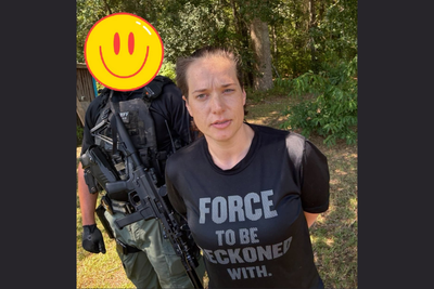 Murder suspect wearing ‘force to be reckoned with’ shirt is caught after multi-state manhunt