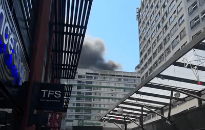 Wembley fire: 150 people evacuated as Holiday Inn blaze rages yards from stadium