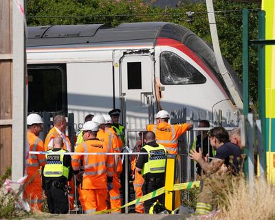 Network Rail says heat poses ‘exceptional challenges’ after two trains derail in 24 hours