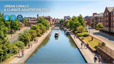 Since 2025, University of Manchester researchers modelled 2,300 urban canal sections across Great Britain and Ireland. Now, the study shows canals can lower nearby temperatures by as much as 2.3°C during heatwaves