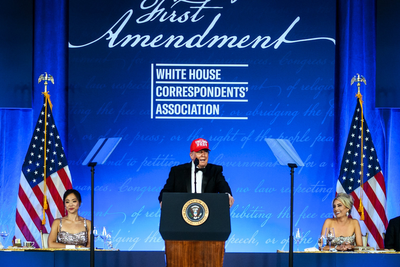 'The Law Is Very Strong' Trump Says Regarding Third Term Despite Giving Fox News Host 'Trump 2028' Hats