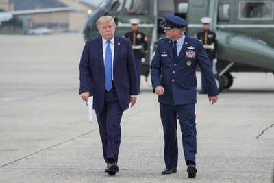 ‘No they’re not’: Trump claims reports that families are worried about man-overboard USS Lincoln crew are lies