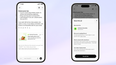 I chose ChatGPT’s ad-free option so you don’t have to — here’s what you actually give up