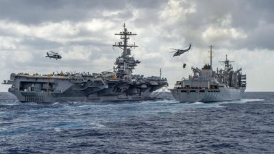 Trump says record Navy deployment in Iran operations 'not nearly long enough'