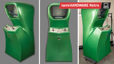 Functioning version of 'the first arcade video game ever created' heads to auction with $200,000 estimate — green sparkle 2-player edition of Computer Space hails from 1973