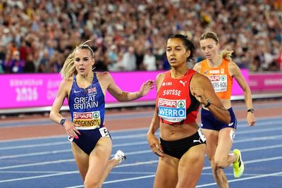 Keely Hodgkinson has to settle for silver as Audrey Werro wins in Birmingham