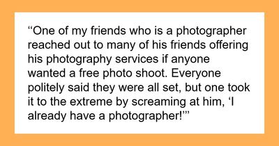 Photographer Shuts Down An Entitled Woman’s Wild Demand, And She Explodes At His Nerve To Say “No”