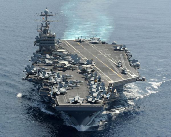 Trump downplays concerns about sailors aboard USS Abraham Lincoln amid record deployment