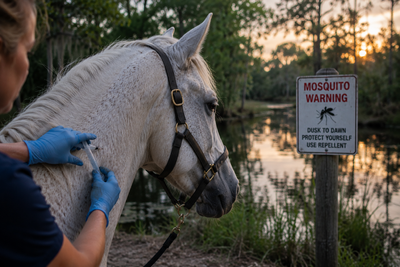 Horses Have a Vaccine Against Eastern Equine Encephalitis, and People Still Do Not