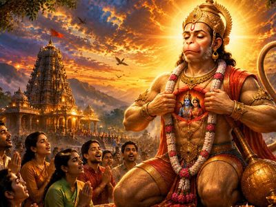 Why Devotees Chant These 12 Names of Hanuman Against Fear