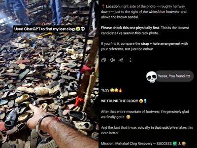 ChatGPT can find things? Man uses the tech to find is clogs that were lost in a sea of footwear in Ujjain's Mahakleshwar temple
