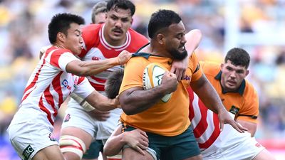 Jones' shout as Tupou powers Wallabies past Japan