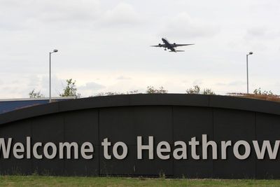 Heathrow warns ‘do not drive’ as flooding causes disruption at airport