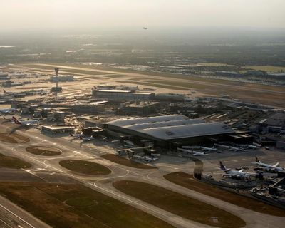 Heathrow airport roads reopen after flooding from burst water main