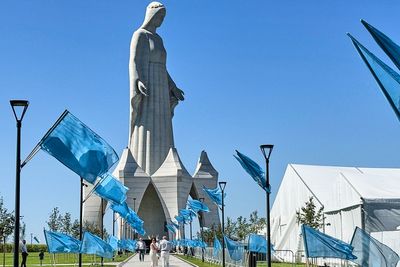 Europe's tallest statue of the Virgin Mary is inaugurated in a small Polish village