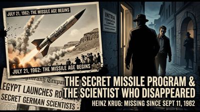 In 1962, Egypt fired rockets over the desert and celebrated its entry into the missile age. Then Heinz Krug, a German rocket scientist at the heart of the program, disappeared without a trace, leaving behind one of the Cold War's strangest unresolved Middle Eastern mysteries
