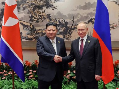 North Korea's Kim tells Putin he is 'proud' of strong ties, state media reports