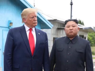 Trump shares throwback 'unfriendly look' post with Kim Jong Un, says 'we get along great'