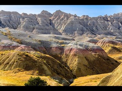 'Big Pig Dig': In 1994, two hikers discovered a 34-million-year old site in South Dakota's Badlands with fossils of prehistoric rhinos, small horses and huge carnivorous pigs