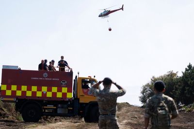 Army called in to help tackle raging wildfires across South Wales