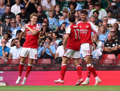 Arsenal player ratings vs Man City: Martin Odegaard stars in Community Shield rout as debutants impress