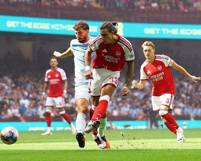 Calafiori’s fast start inspires Arsenal to big Community Shield win over Manchester City