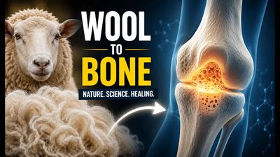 Scientists from King’s College London turned an agricultural waste product into a bone-healing scaffold; keratin from sheep’s wool produced more natural-looking regenerated bone than collagen in animals