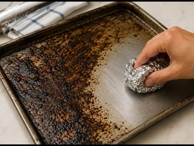Aluminium foil hack to clean your baking trays: How it works, benefits and why it keeps your fridge fresh