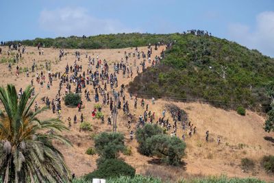 Moroccan security forces arrest nearly 300 migrants trying to reach Spain’s Ceuta