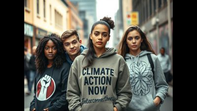 Between third and seventh centuries CE, certain type of clothe was discovered to protect children, in modern times hoodies have become associated with street protests, groups, gangs, rise against political authorities