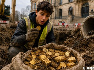 18-year-old student working as a labourer finds nearly Rs 100 crore gold treasure while digging a sewer