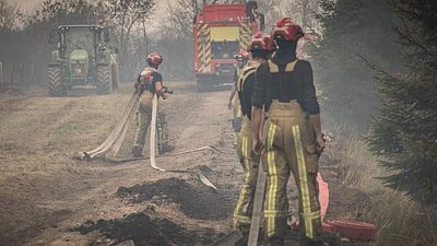 Belgium races to tame huge wildfire 'spreading towards Germany'