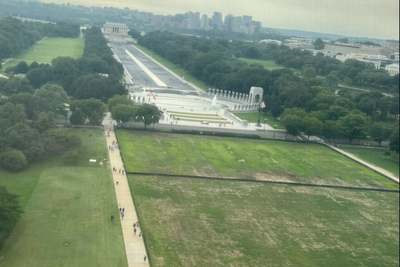 Trump blames Reflecting Pool ‘vandals’ for dead grass where his July 4 celebrations were held
