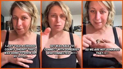 Minnesota woman is helping rescue baby squirrels when a cop approaches her. Then she panicked and told him she’s going to show him her boobs