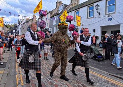 Country diary: Down the road from the Edinburgh fringe … a true local tradition of costume and whisky