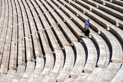 Athens’ historic Olympic stadium gets first deep clean in over 100 years