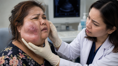 She Had a Draining Sore on Her Cheek for Three Years, and the Culprit Turned Out to Be Cosmetic Filler