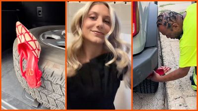 Chicago woman accidentally drives Ford Bronco over another woman’s Valentino slingback pumps. Then she looks at the wheel: ‘You owe me a new tire’
